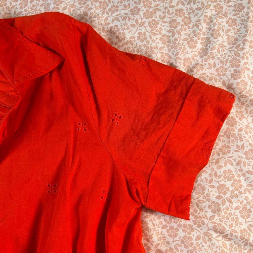 Kate Spade Vibrant Orange Midi Dress - Picture 6 of 11